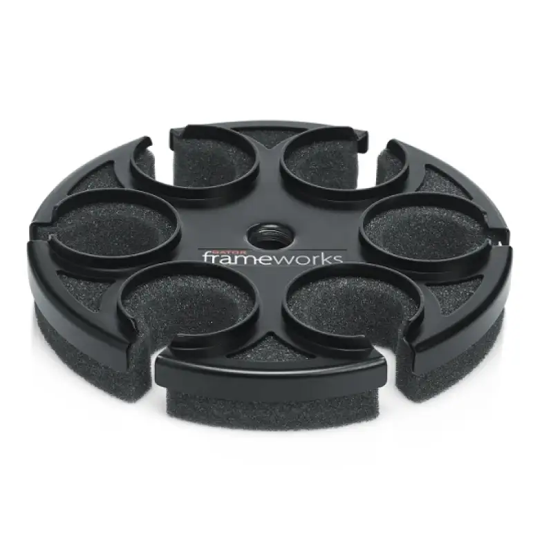 Suport pentru 6 microfoane Gator Frameworks Mic 6 Tray 459929.48785